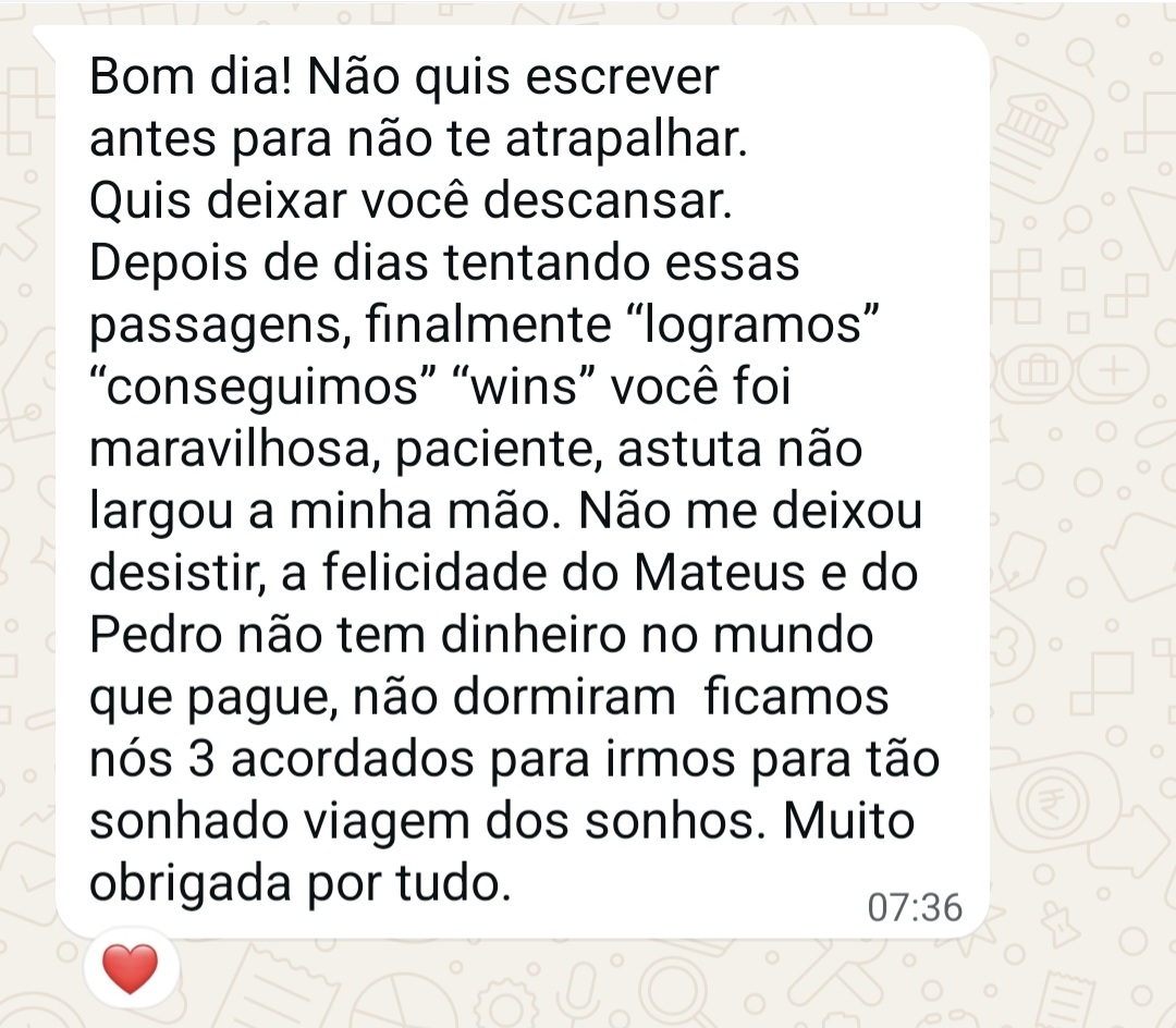 Depoimento Cliente - WhatsApp